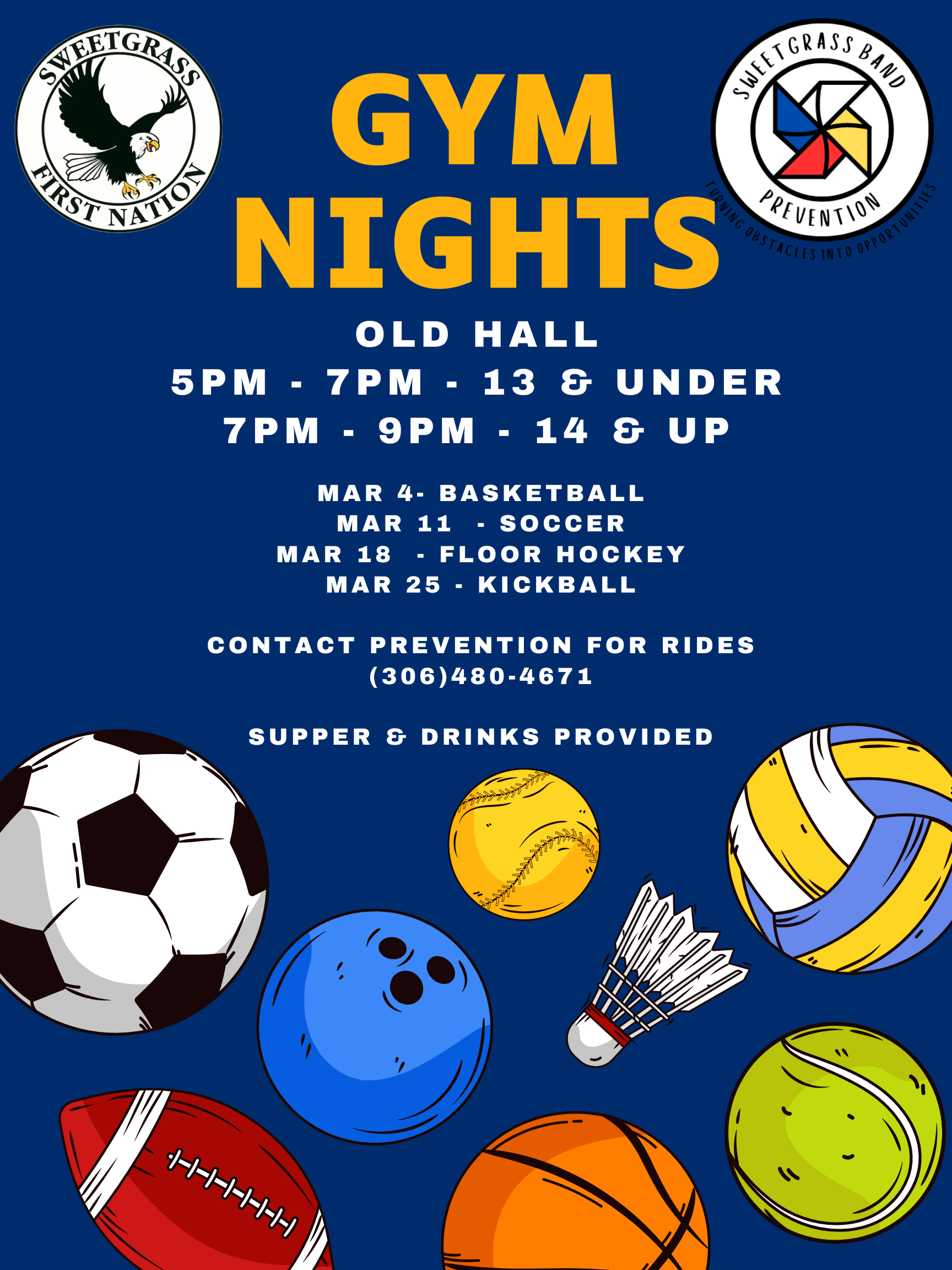 Gym Nights for March 2026