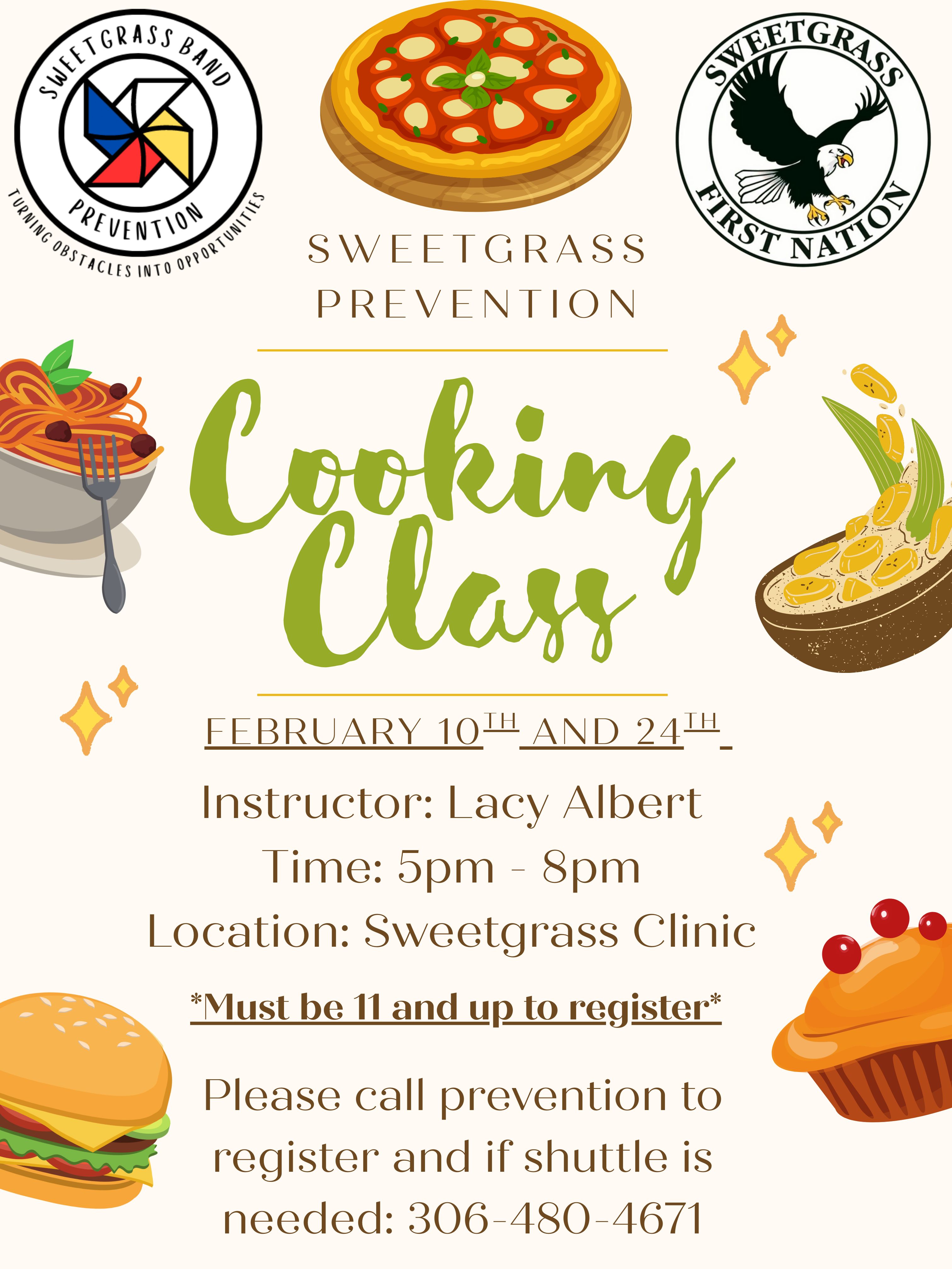 Cooking Classes in February