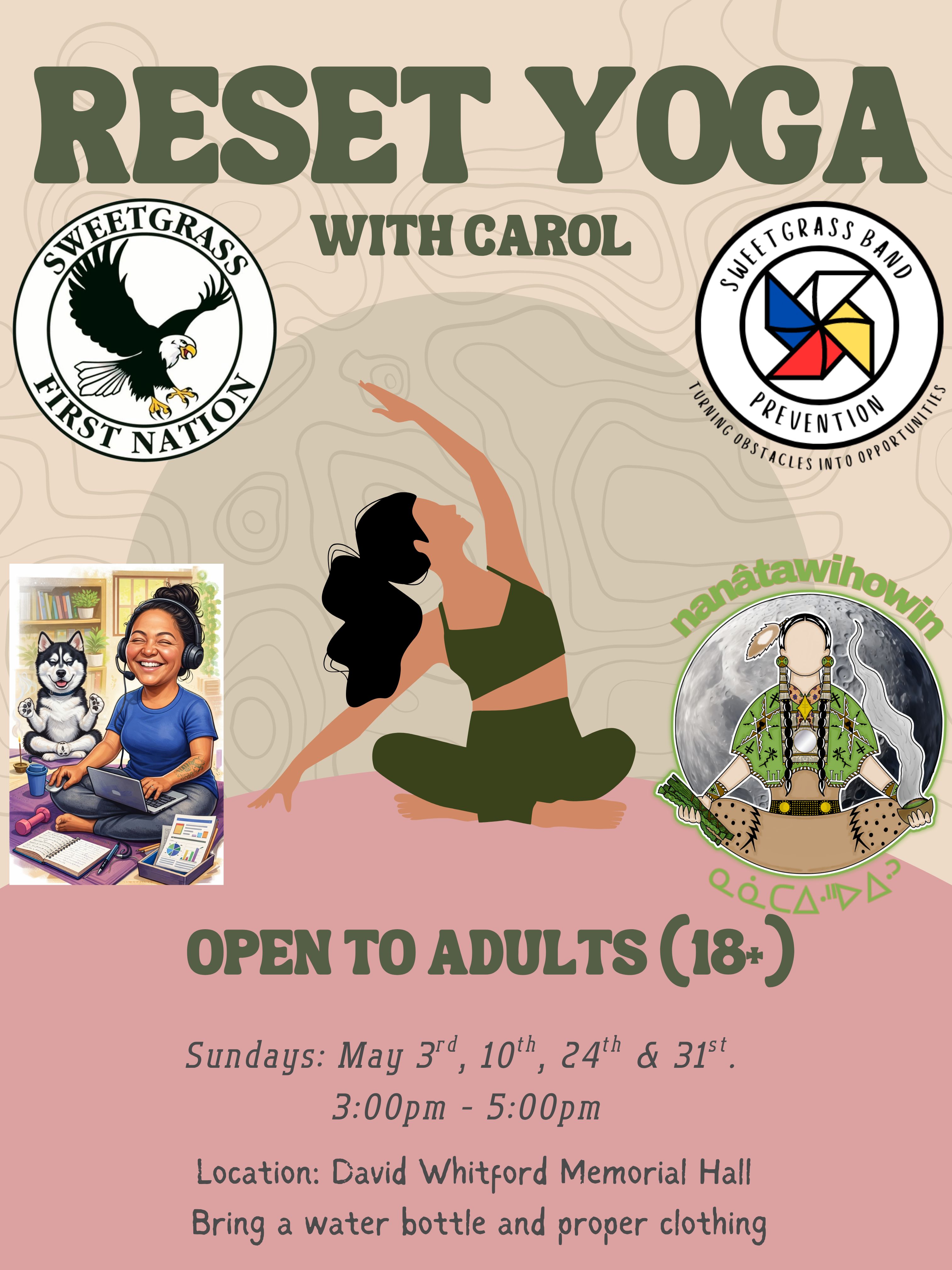 Reset Yoga with Carol for May 2026